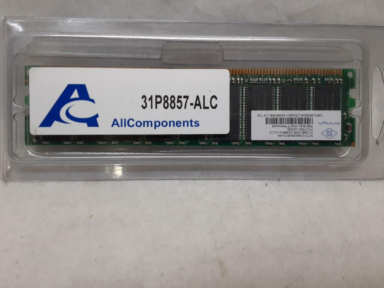 NANYA NT512DD64S8HB1G-6K Ram Memory / AllComponents 31P8857-ALC 512MB
