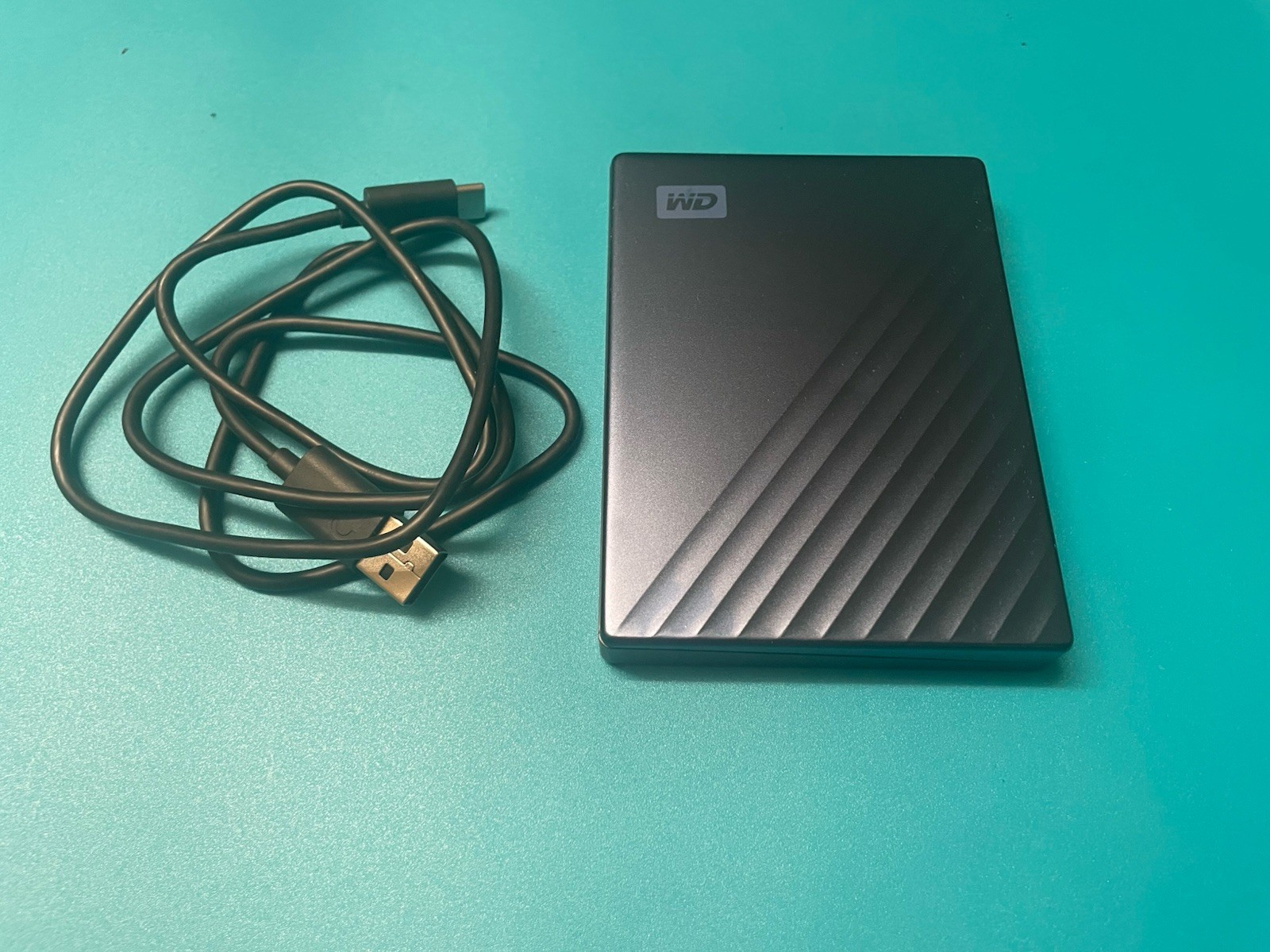 WD 2TB My Passport Ultra, Blue, Portable External Hard Drive 260d