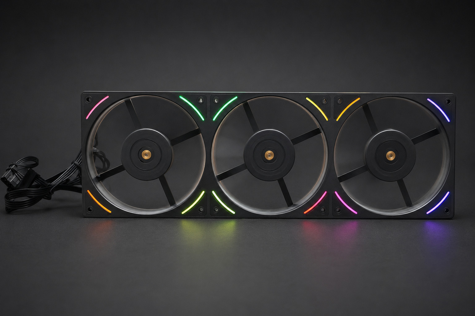 Thermalright TL-UB36 360mm 3-in-1 ARGB PWM 120mm Fans Black Tested w/ Box