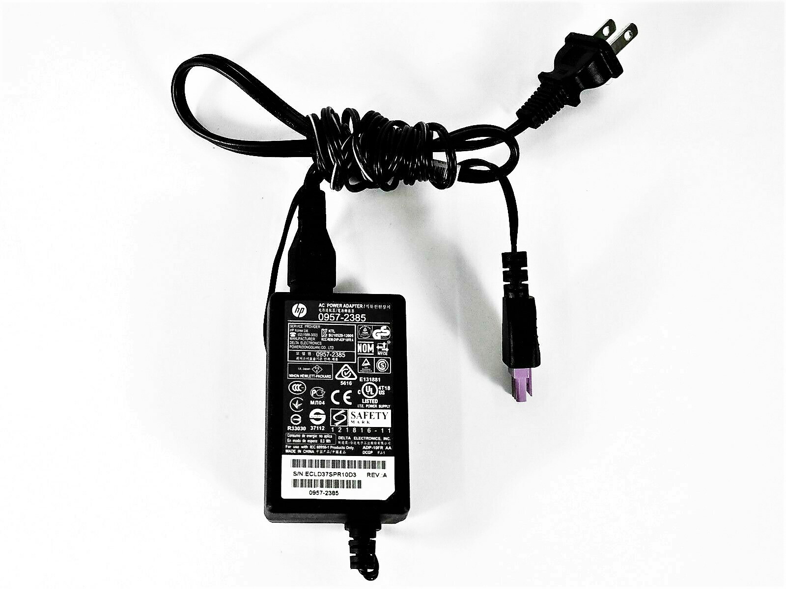 Genuine 10W HP AC DC Adapter Model 0957-2385 +22V 455mA ADP-10FR AA OEM Charger