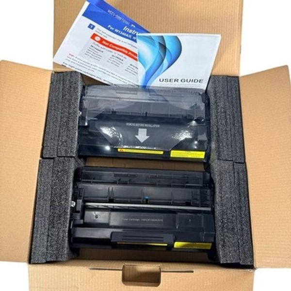 2PK W1480A 148A Black Toner w/ Chip for HP LaserJet Pro 4001dw MFP 4101fdw