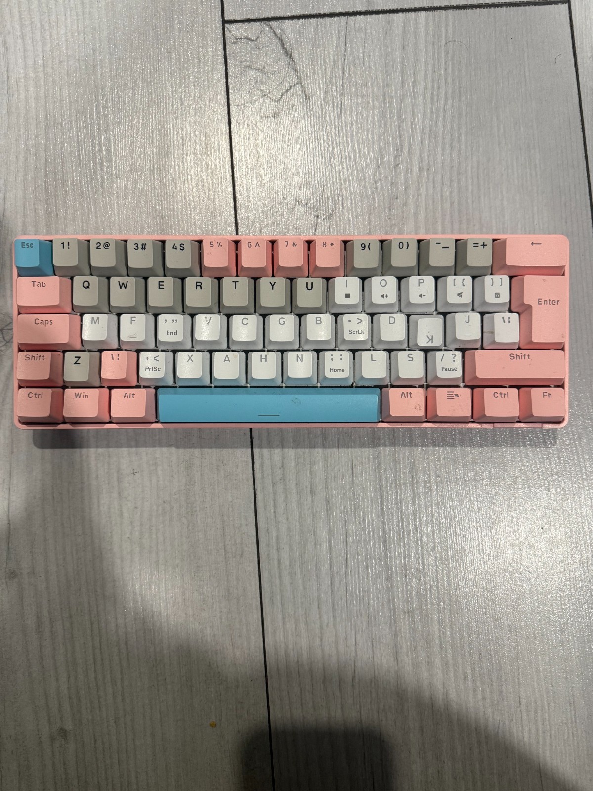 ZIYOU LANG T60 Wired 60% TKL Mechanical Gaming Keyboard/Led Rainbow Backlight
