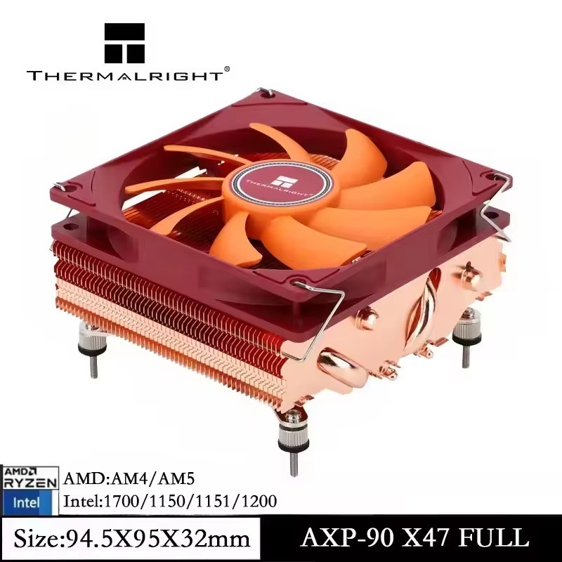 Thermalright AXP-90 X47 Low Profile CPU Air Cooler Pure Copper 92mm PWM Fan