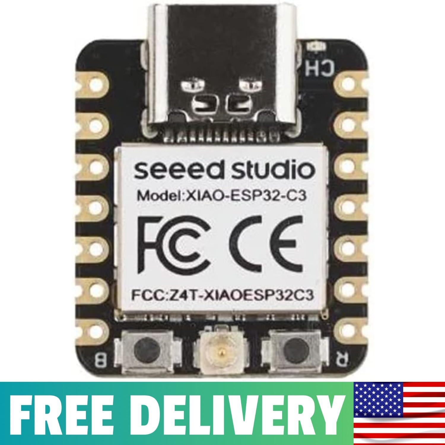 Seeed Studio XIAO ESP32C3 - Tiny MCU Board with Wi-Fi and BLE 1PCS,