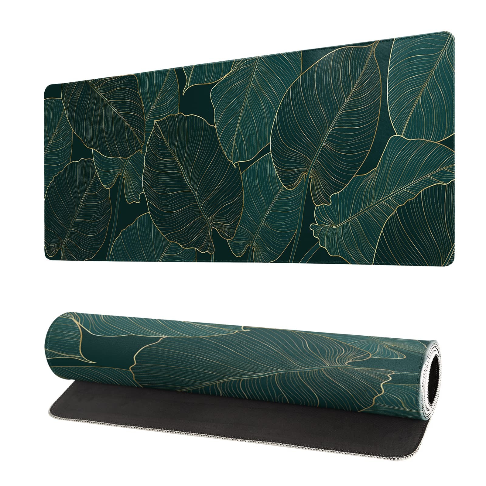 Tropical Palm Tree Extended Pad 27.6x11.8 Inch, Gaming Pads, Leaves Large Mou...