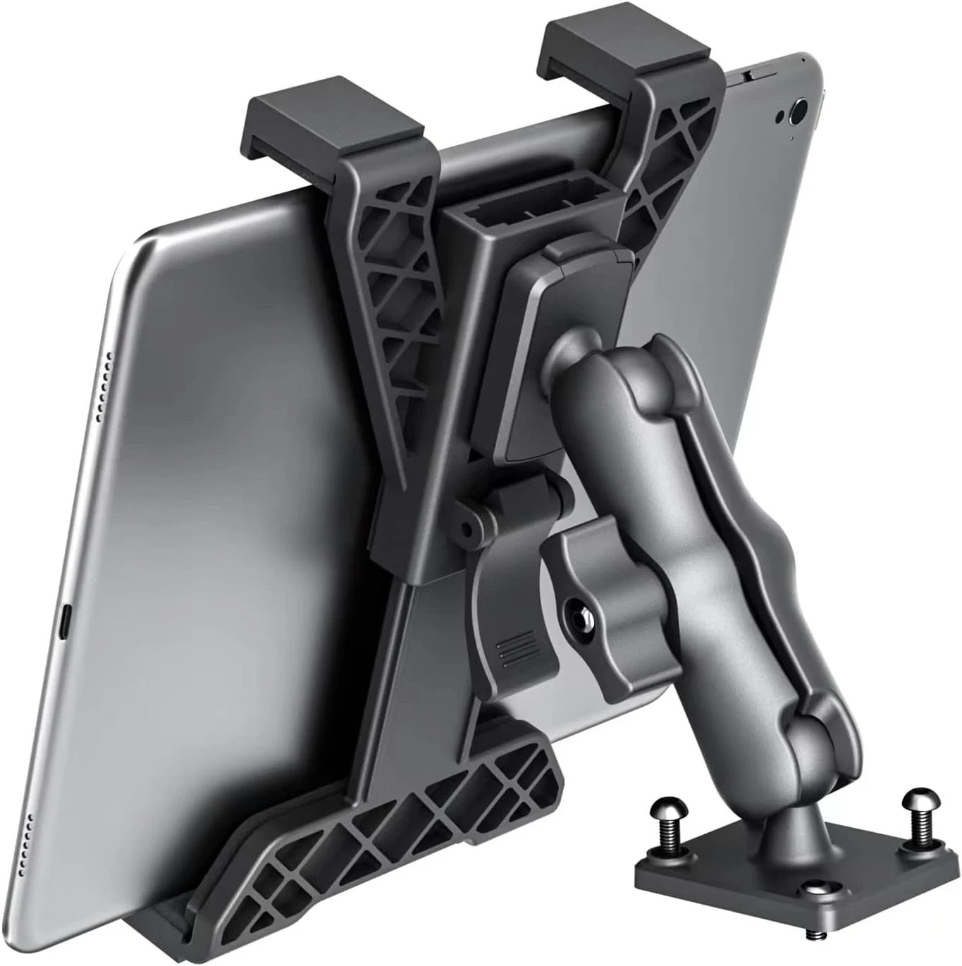 OHLPRO Heavy Duty Drill Base Tablet Holder for Trucks & Boats – Permanent Dashbo