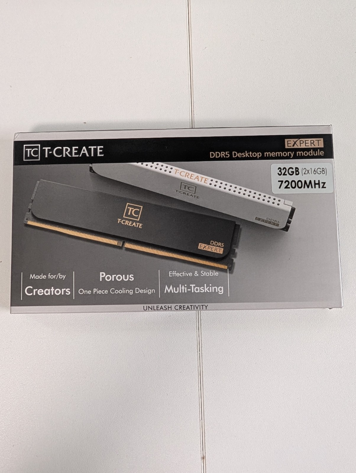 TeamGroup T-Create Expert 32GB 2x16GB DDR5 7200 CL34 XMP EXPO