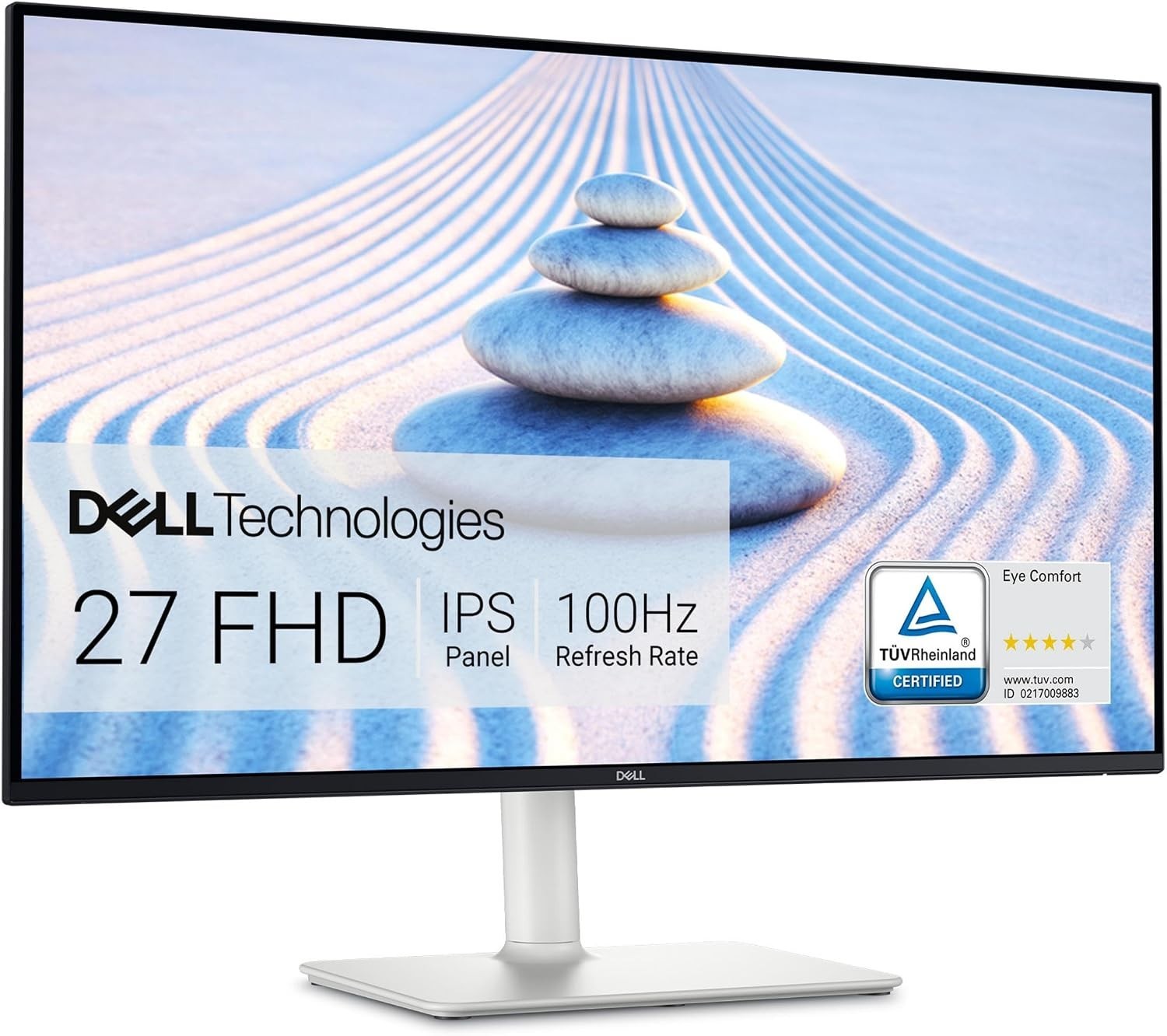 Dell S2725HS 27 Inch Monitor, FHD (1920x1080) Display, 100Hz Refresh Rate - NEW