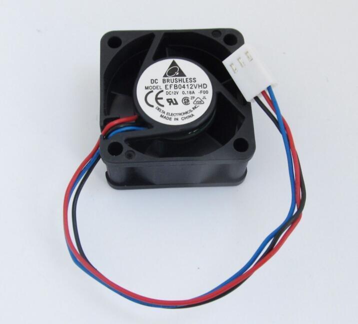 10 pcs Delta EFB0412VHD F00 40x40x20mm 4020 12V 0.18A DC BRUSHLESS Fan 3pin
