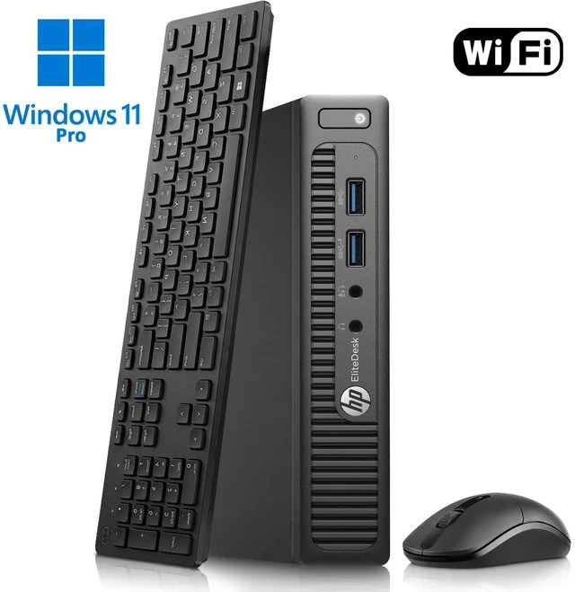 HP Elitedesk 705 G3 Desktop AMD PRO A10-8770E 256GB SSD 8GB RAM & Win-11 Pro