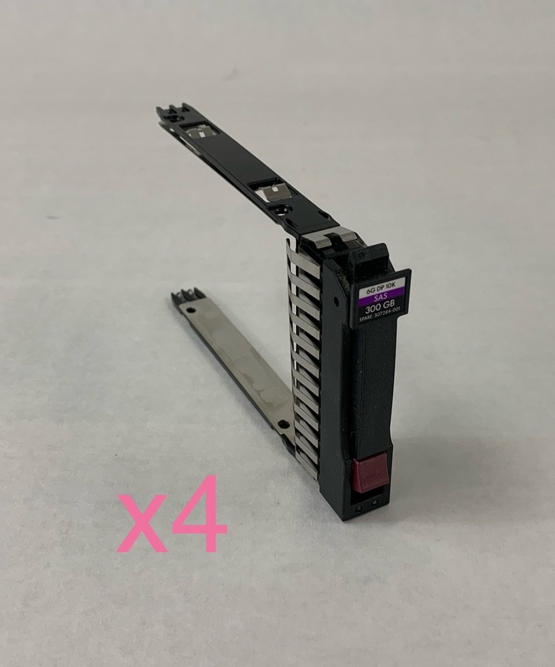 HP 507284-001 300GB HDD Caddy (Lot of 4)