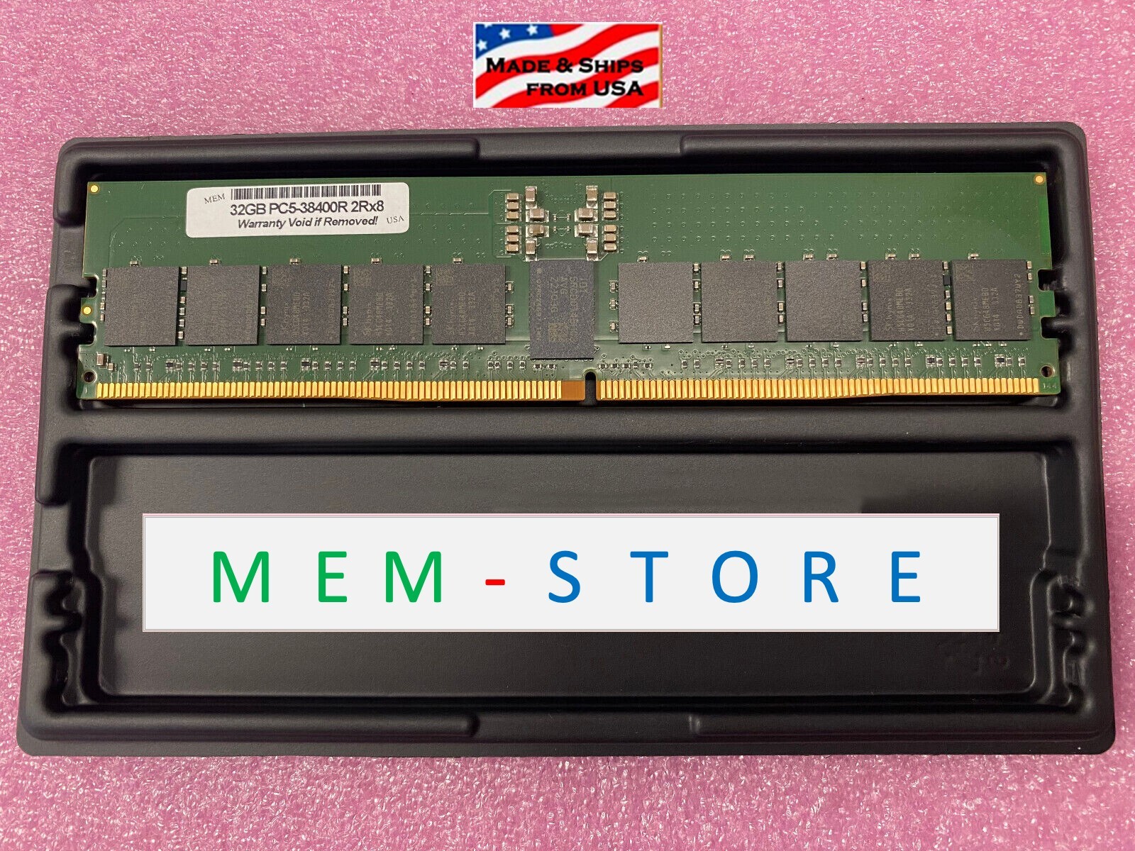 768GB 24x32GB ECC RDIMM RAM DDR5-4800 Compatible for Supermicro Hyper A+ Servers
