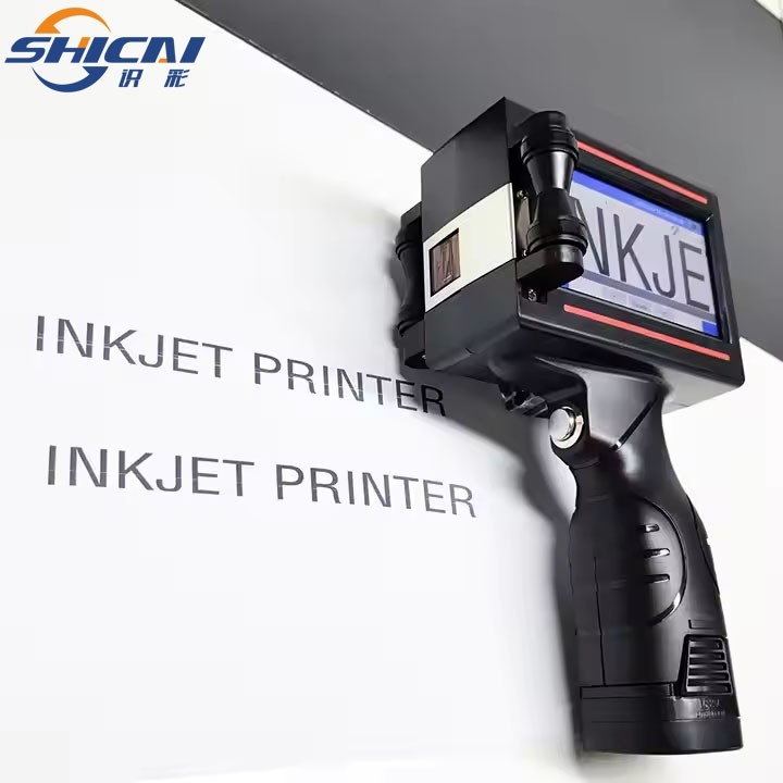 12.7mm Handheld Inkiet Printer 600dpi Fast Dry Ink for Batch Coding