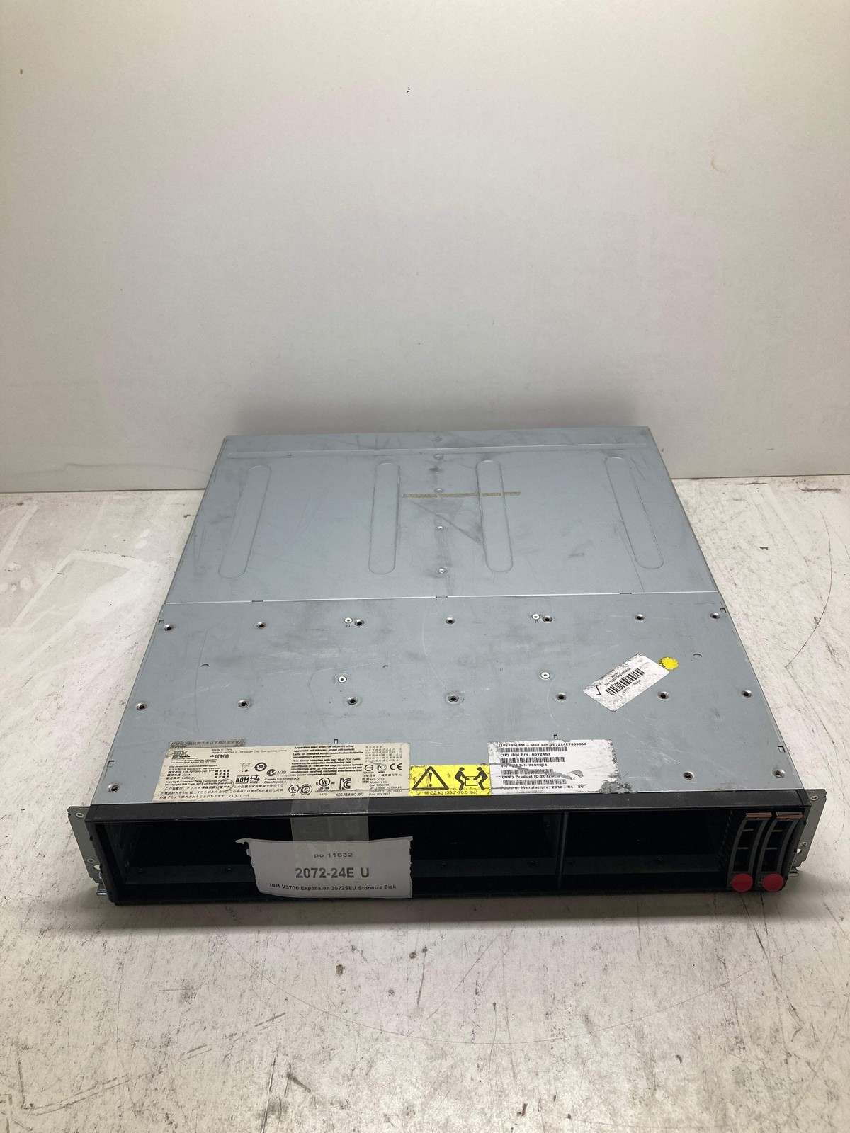 2072-24E IBM V3700 Expansion  (2072SEU) Storwize Disk 2.5inch Expansion Enclosur