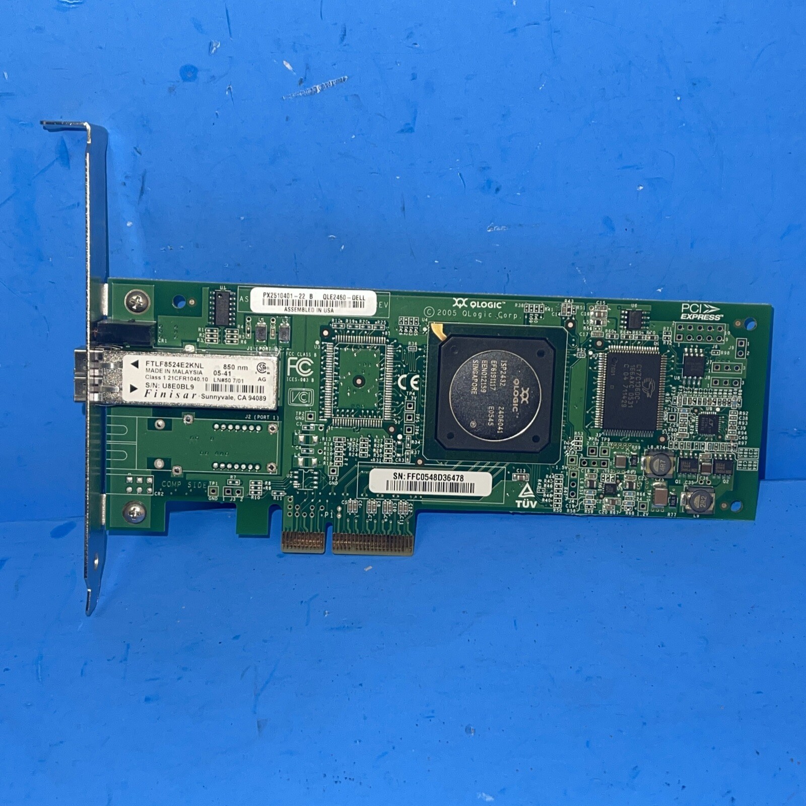 QLOGIC QLE2460 4GB SINGLE FIBRE CHANNEL HOST BUS ADAPTER QLE2460-E