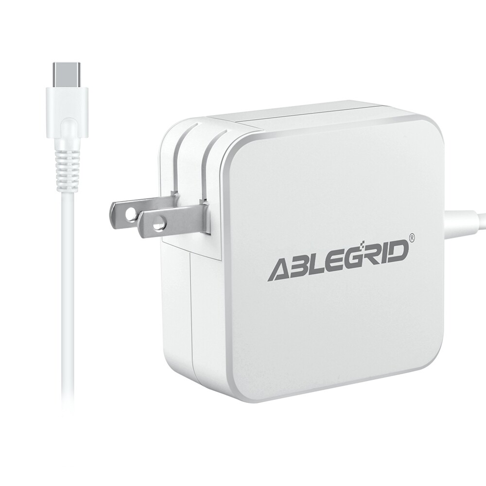White 45W AC Adapter For Samsung Chromebook Plus XE513C24 XE513C24-K01US Power