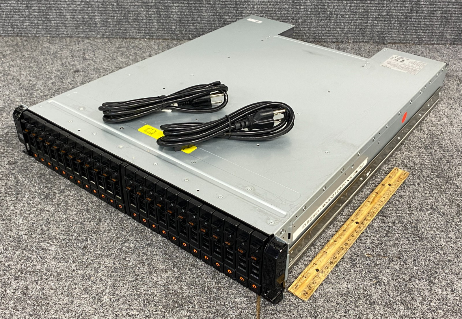 Xyratex EB-2425 24-Bay Storage Array w/2x SAS Controllers, 2x PSU +Cords