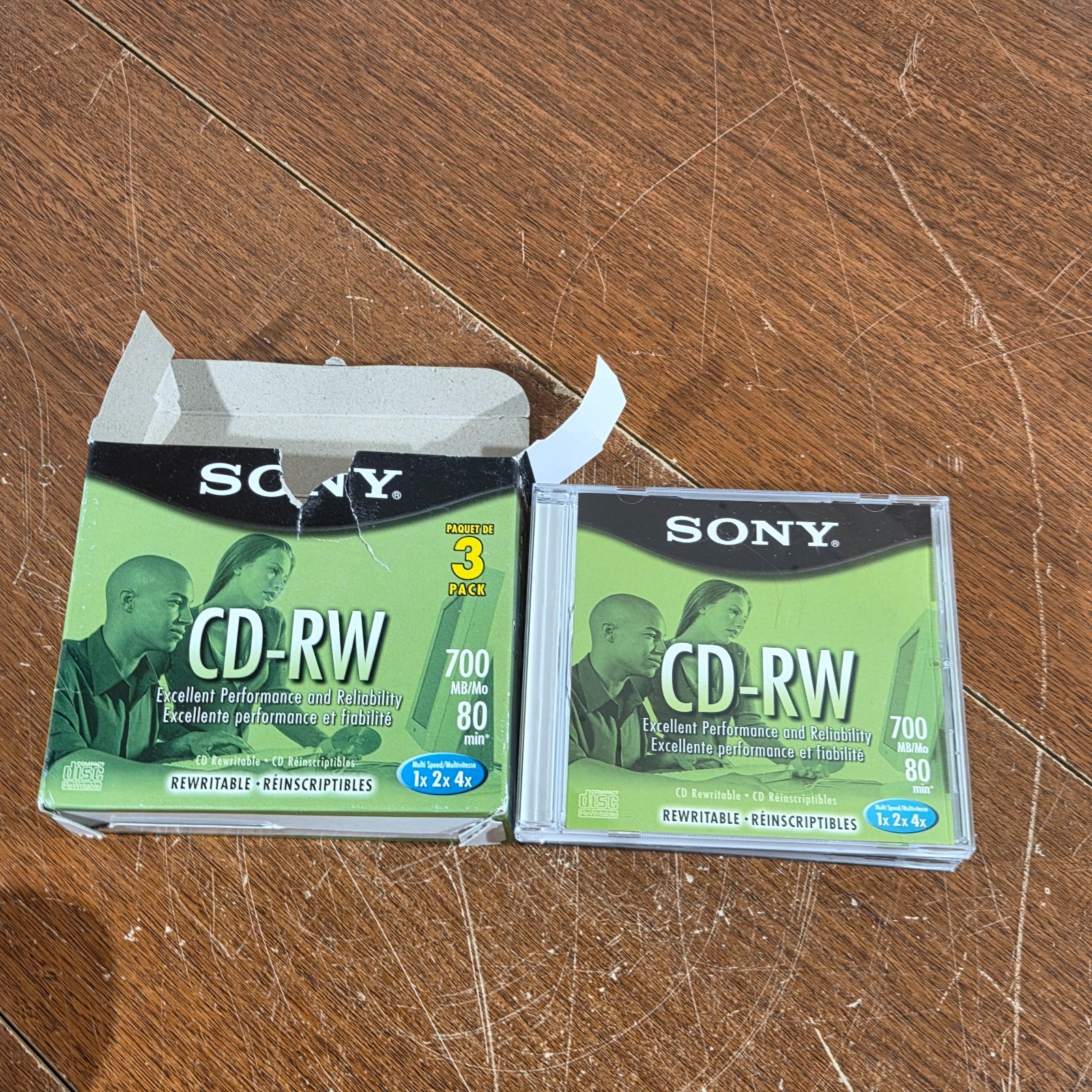 SONY CD-RW Recordable Disks Pack Of 3