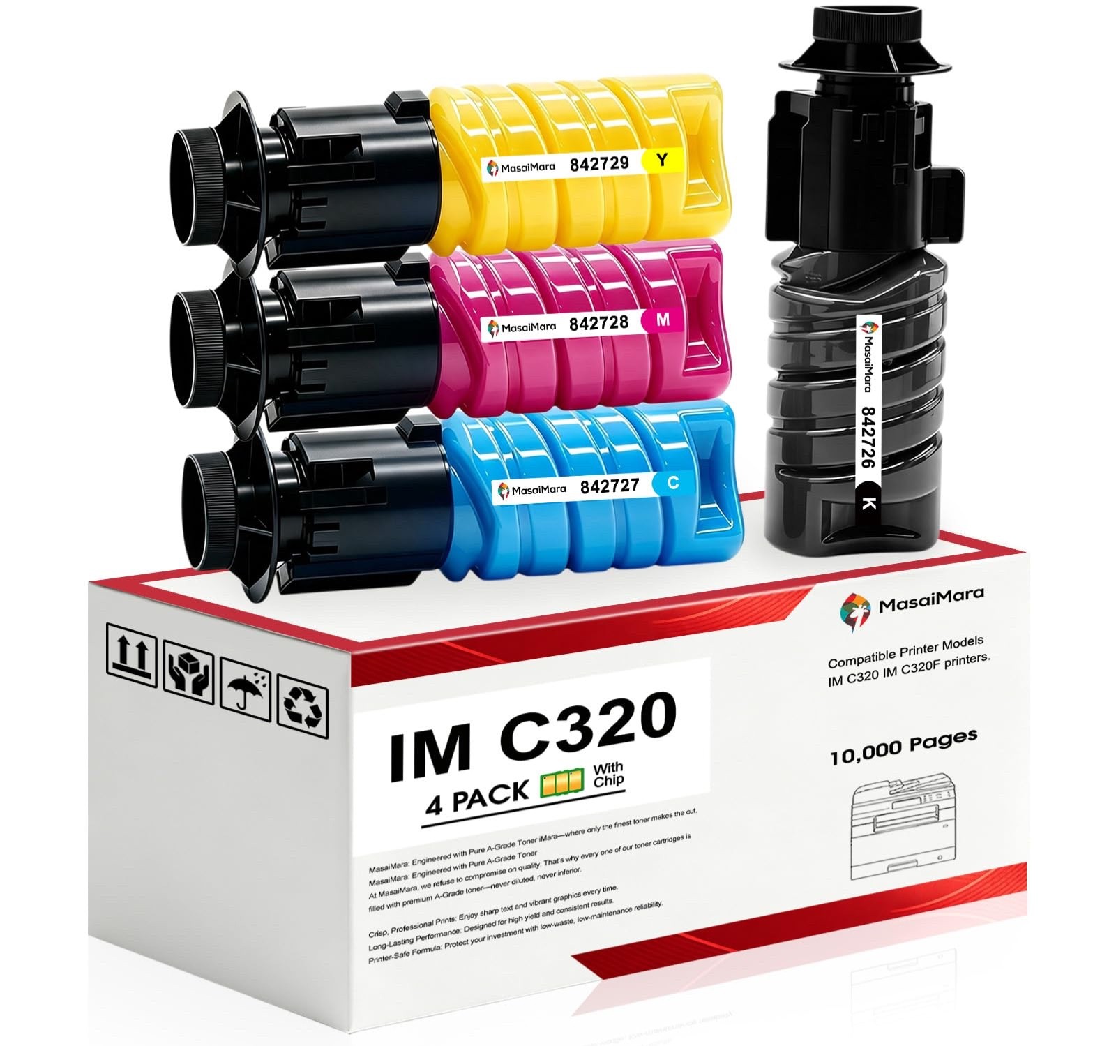 IM C320 IM C320F Toner Cartridges for Ricoh Savin Lanier IMC320F IM C320 Printer
