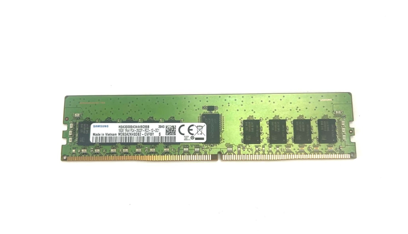 Samsung 16GB DDR4 PC4-2933Y 1Rx4 ECC REG DIMM (PC4-21300) M393A2K40DB2-CVF