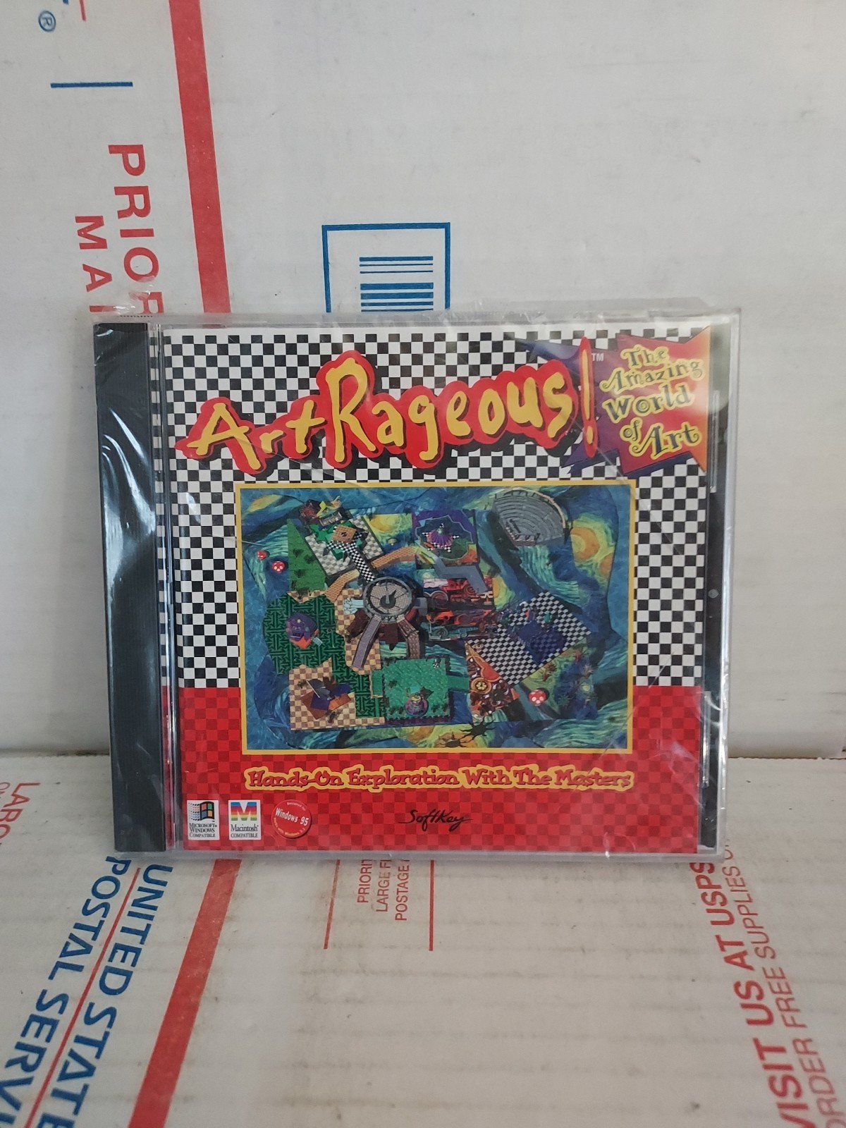 ArtRageous Vintage PC Game Windows and Macintosh CD ROM NEW Sealed - #163