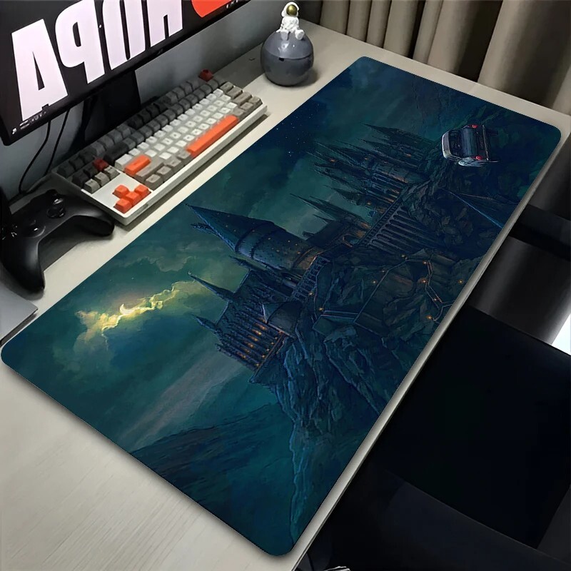 Harry Potter Hogwarts Mousepad Non Slip Rubber Extended Desk Mat Laptop 30x60cm
