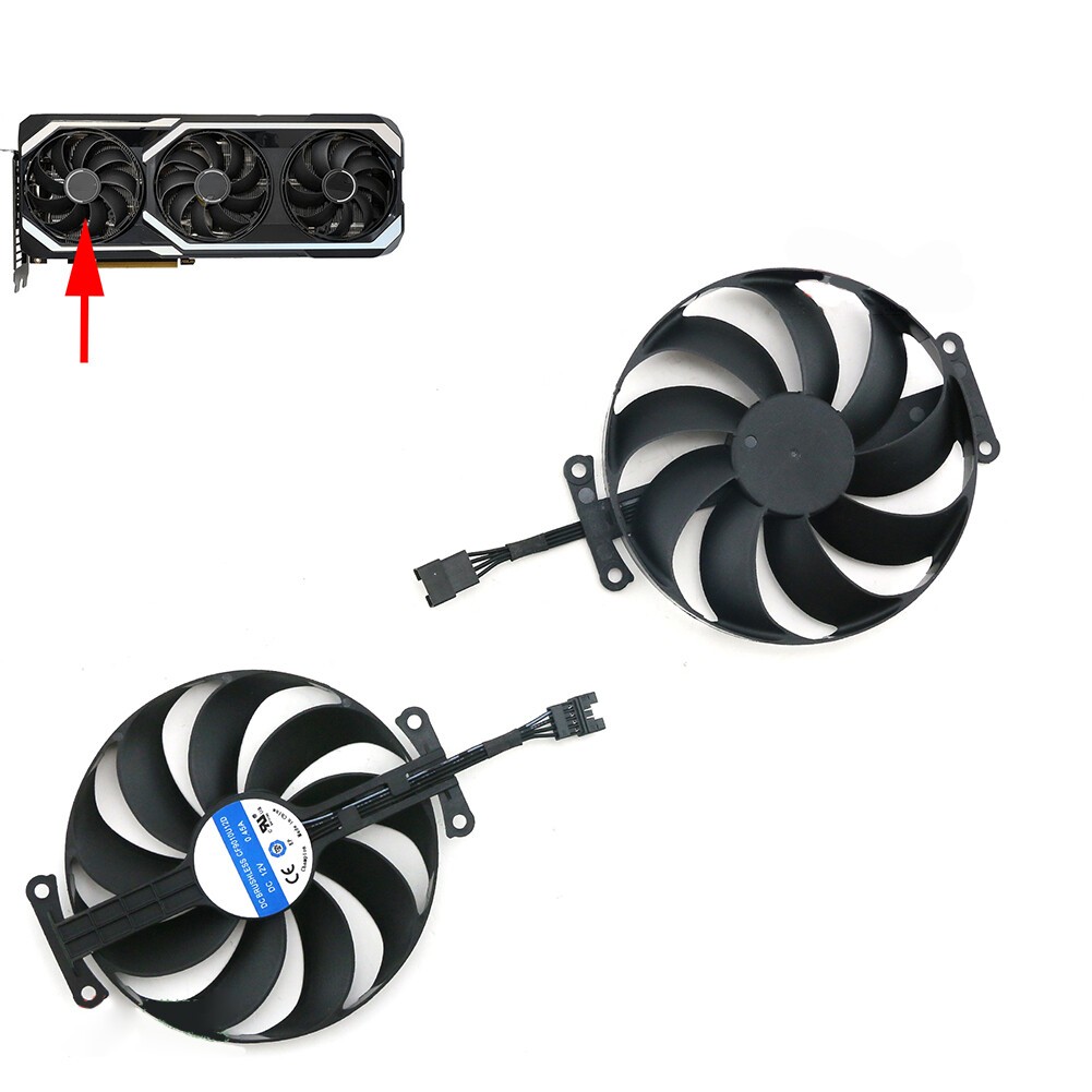 For ASUS RTX3060ti 3070 MEGALODON Graphics Card Cooling fan CF9010U12D 7Pin