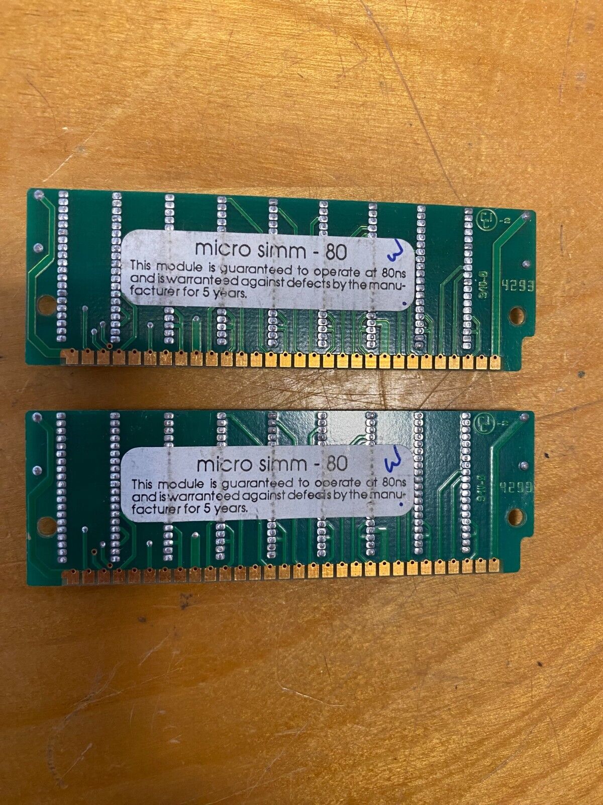 Vintage micro simm-80 30 pin memory