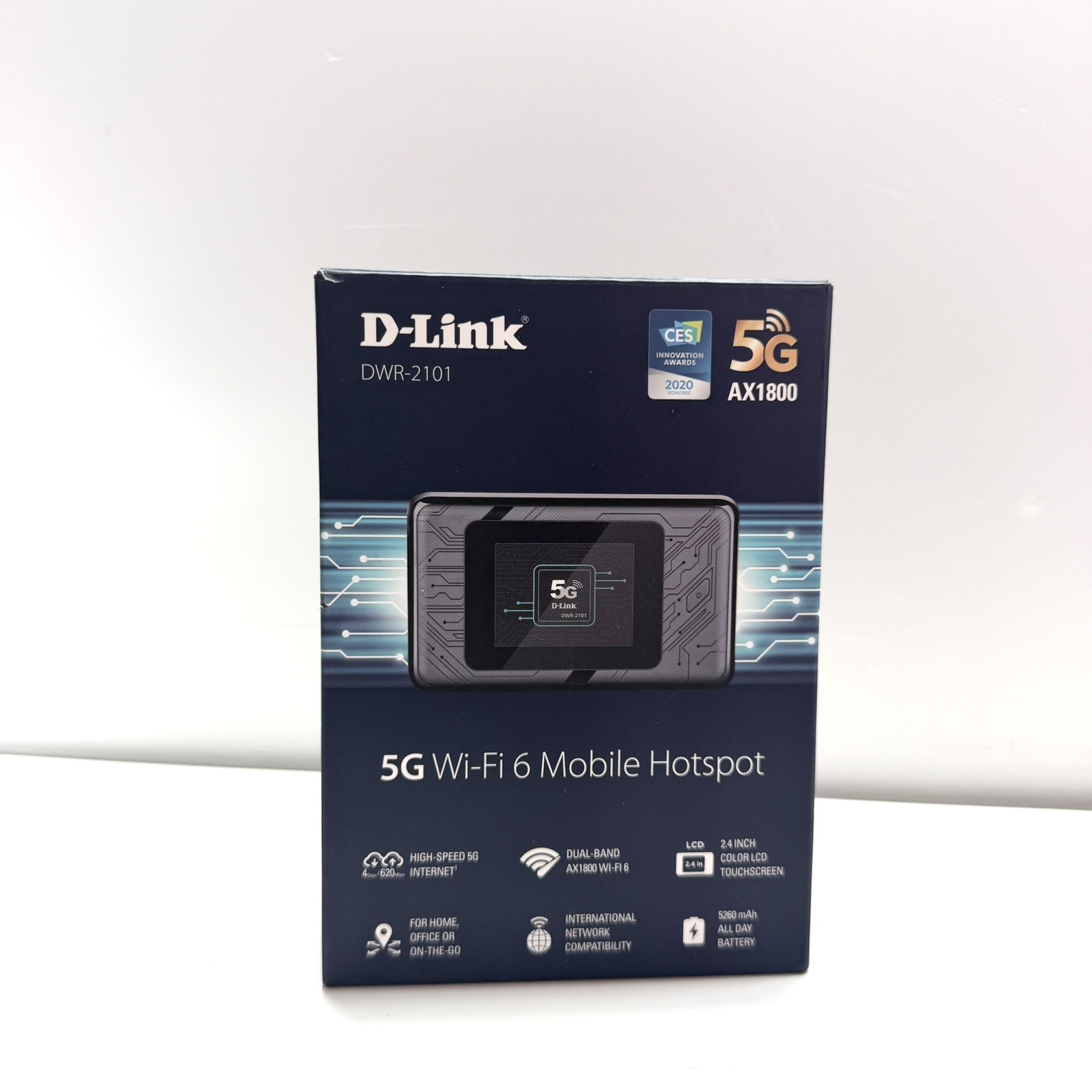 D-Link DWR-2101 Portable Wi-Fi Hotspot Router 4G LTE 5G With Box
