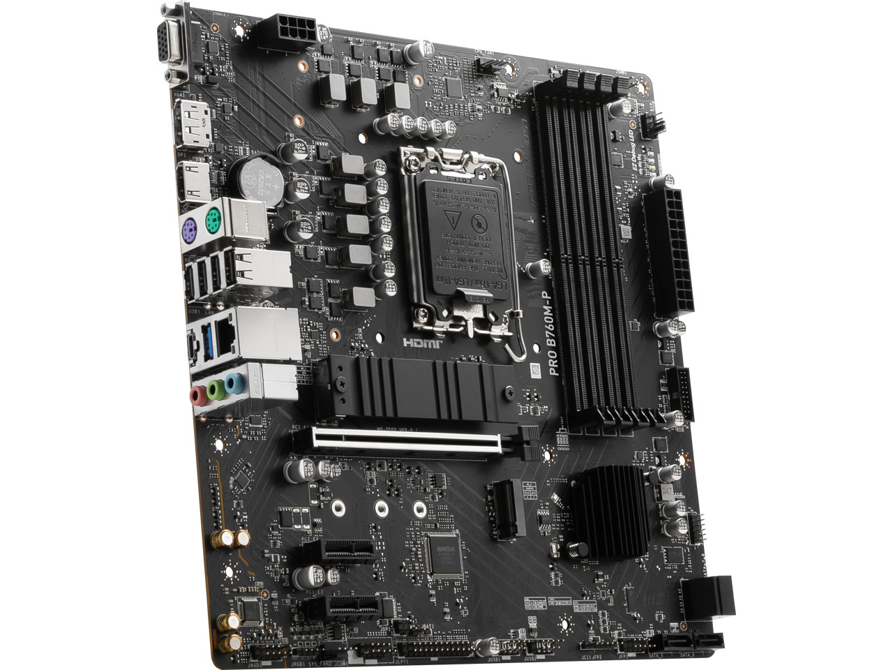 MSI PRO B760M-P LGA 1700 Intel B760 SATA 6Gb/s Micro ATX Motherboard