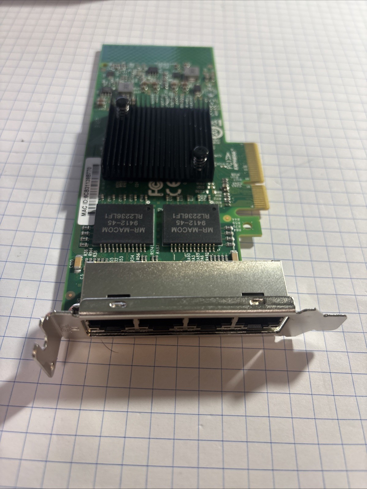Addon 811546-B21-AO HPE 366T 1Gb 4-Port Quad RJ45 PCIe NIC Adapter MB331