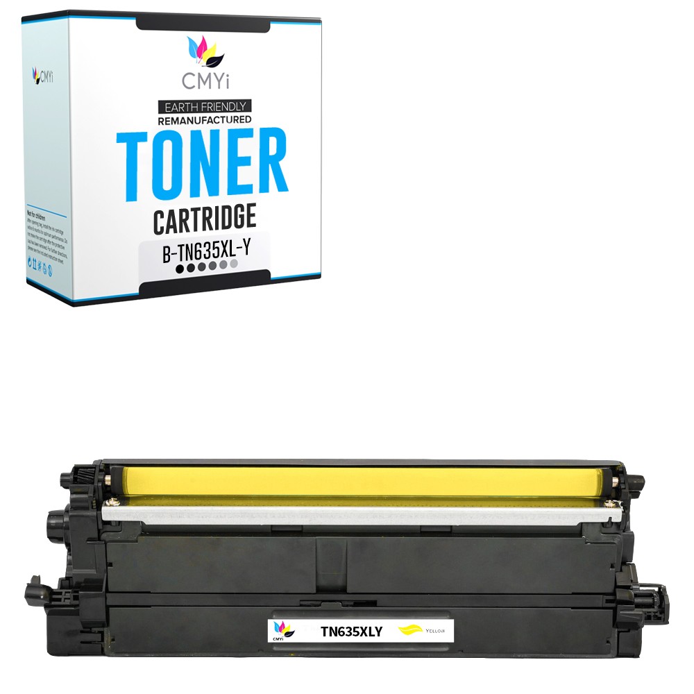1-Pack Compatible CMYi TN635XL Yellow Toner Cartridge fits Brother MFC-L8970CDW