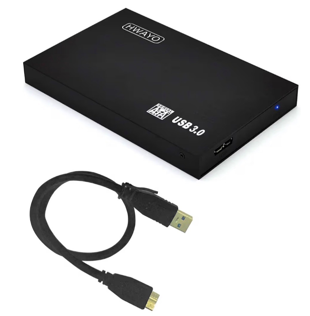 2.5'' 1TB Ultra Slim Portable External Hard Drive USB3.0 HDD Storage for PC/Desk