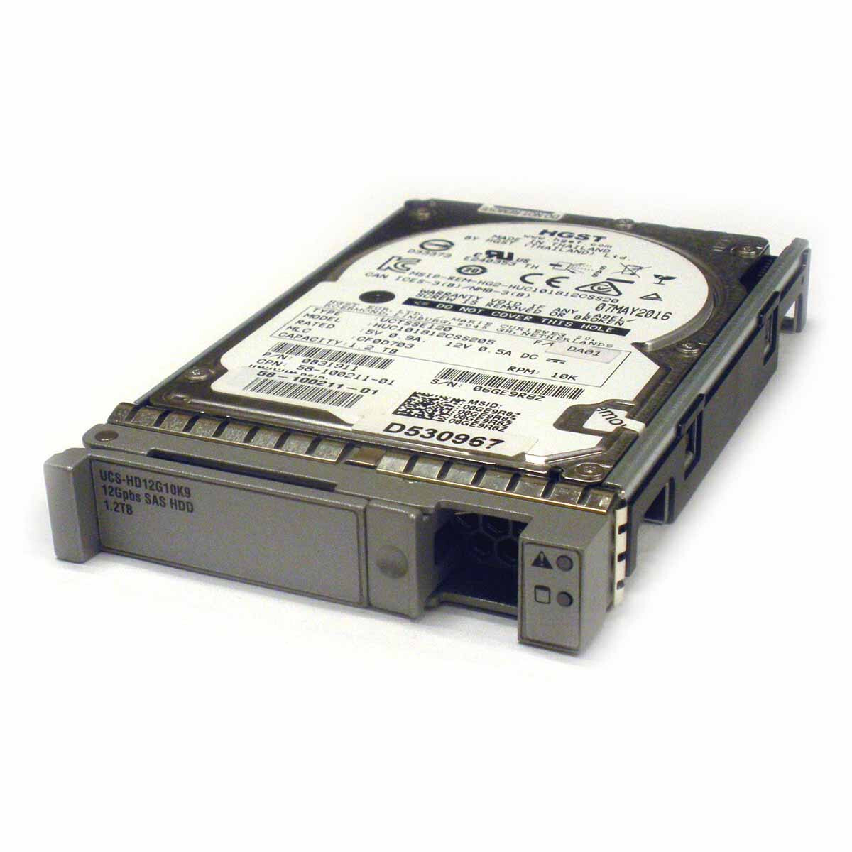Cisco UCS-HD12G10K9 HDD 1.2TB 10K SAS SFF 12G w/Caddy