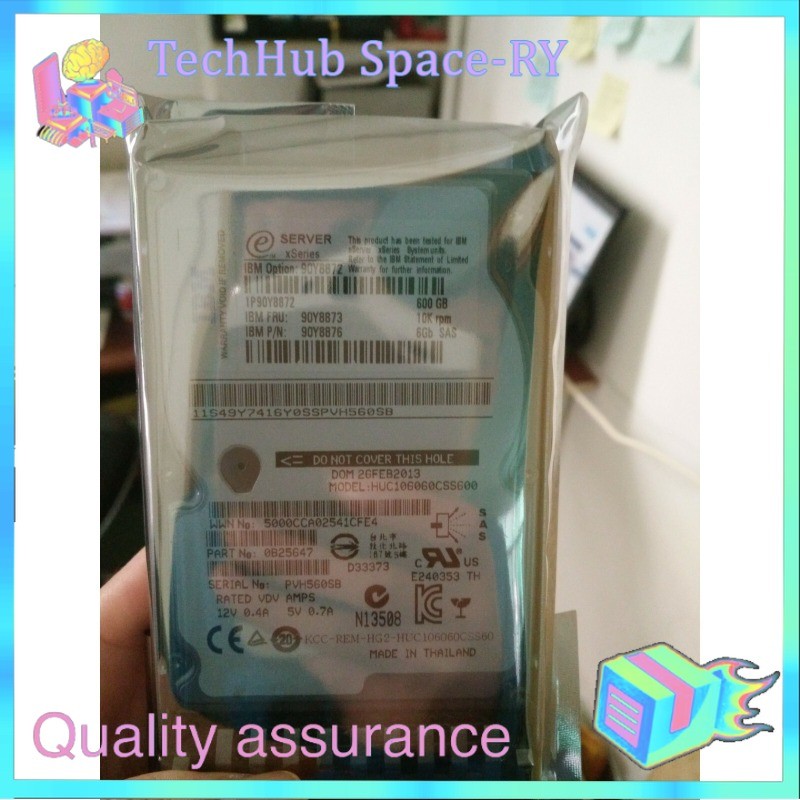 NEW IBM 90Y8872 90Y8876 90Y8873 IBM 600GB 10K 2.5 SAS II 6 GB/PS HARD DRIVE