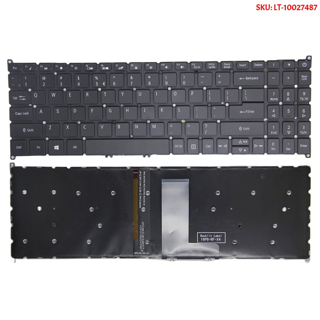 Acer Extensa EX215-52, EX215-53G, EX215-54, EX215-54G, backlit US keyboard origi