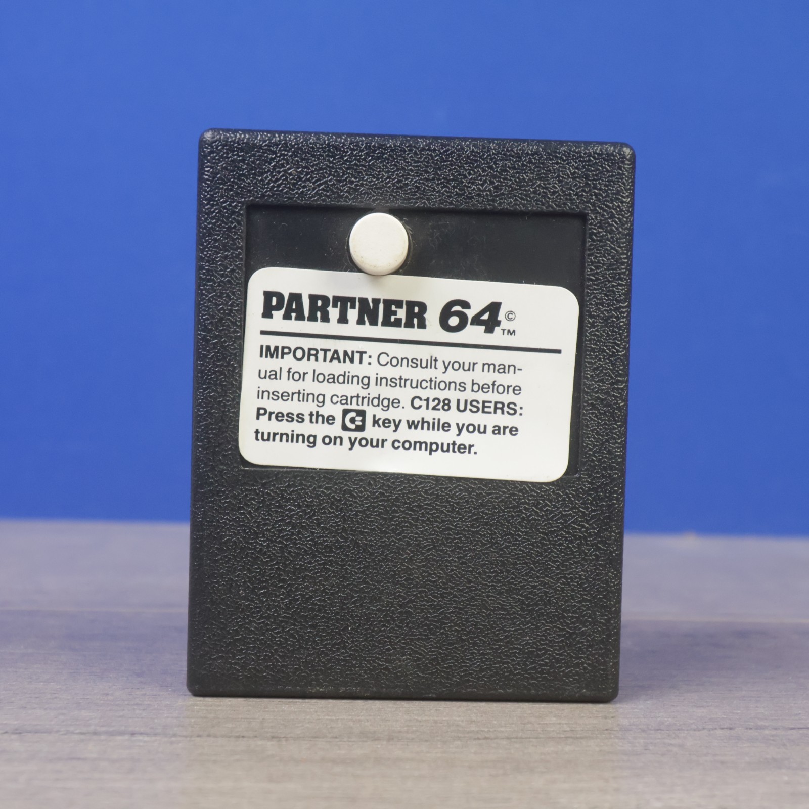 Commodore 64 Timeworks Partner 64 Cartridge C64 C128 reset button TESTED WORKING