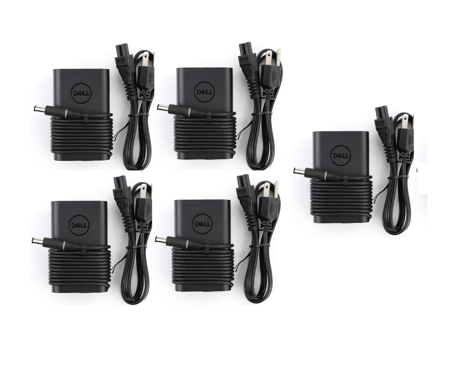 5pcs OEM DELL 65W AC DC Adapter 7.4mm for Latitude 5404 5414 E5440 E5470 E5570