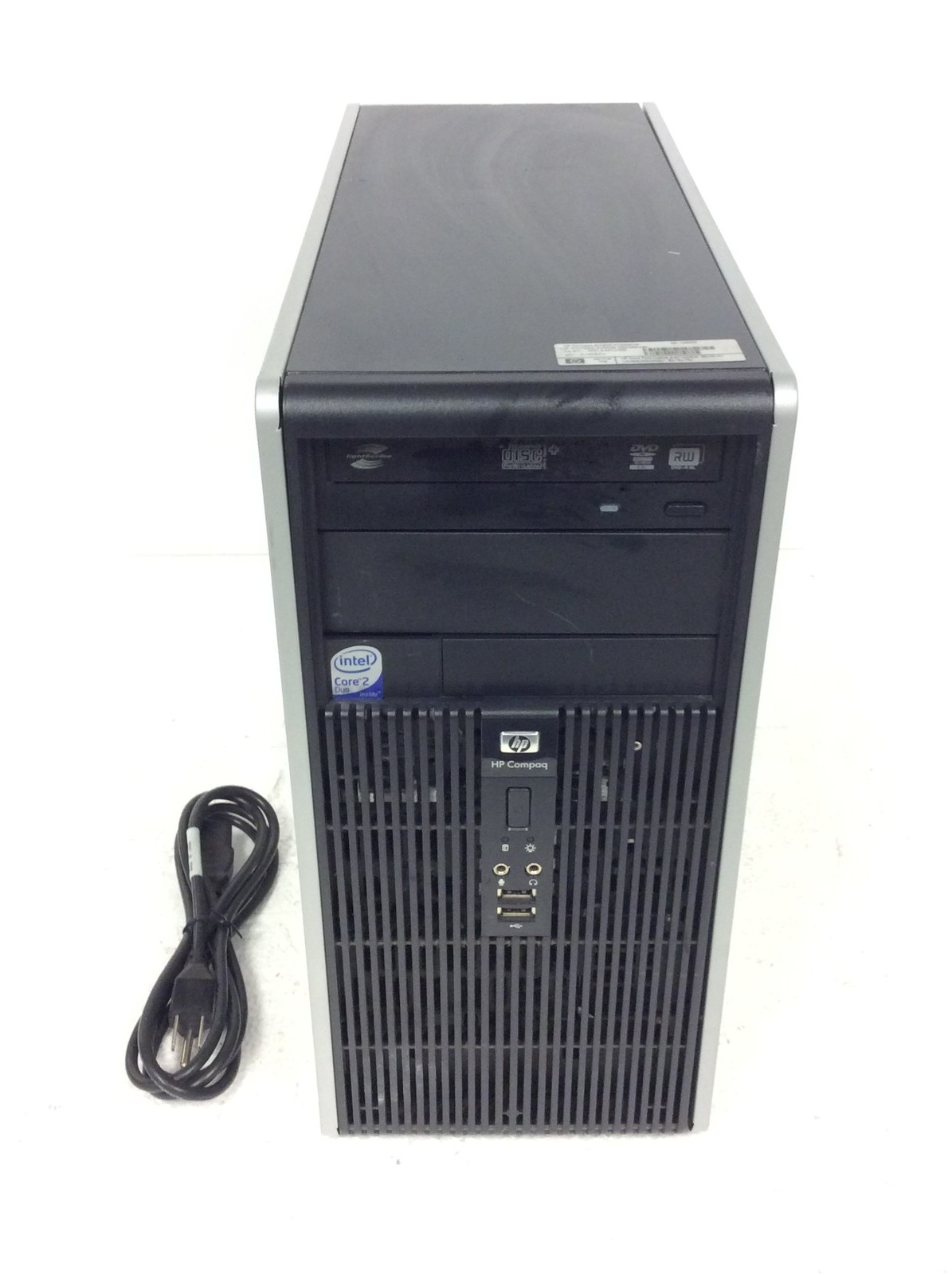 HP Compaq DC5800 Microtower Core 2 Duo E7200 2.53GHz w/ 1GB DDR2, DVD-RW, No HD