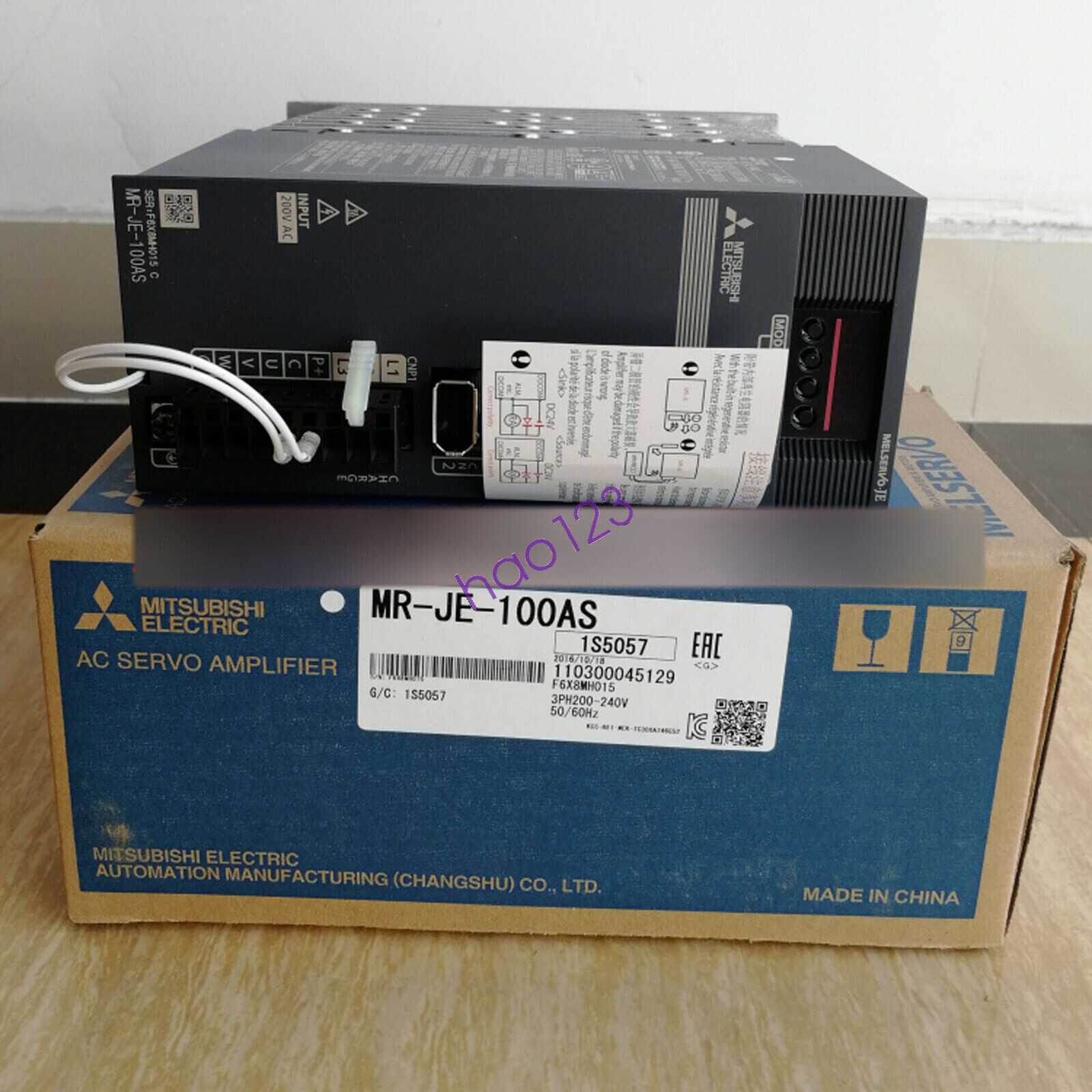 Mitsubishi AC Servo driver MR-JE-100AS MR-JE-100AS FAST SHIP UPS/FedEx NEW