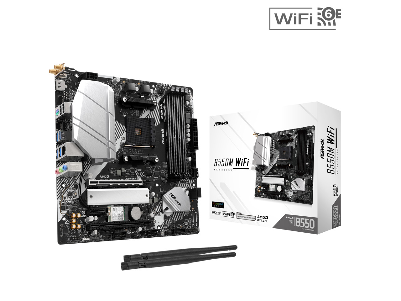 ASRock X870E Taichi White AM5 AMD X870E EATX Motherboard - Wi-Fi 7, PCIe 5.0, US