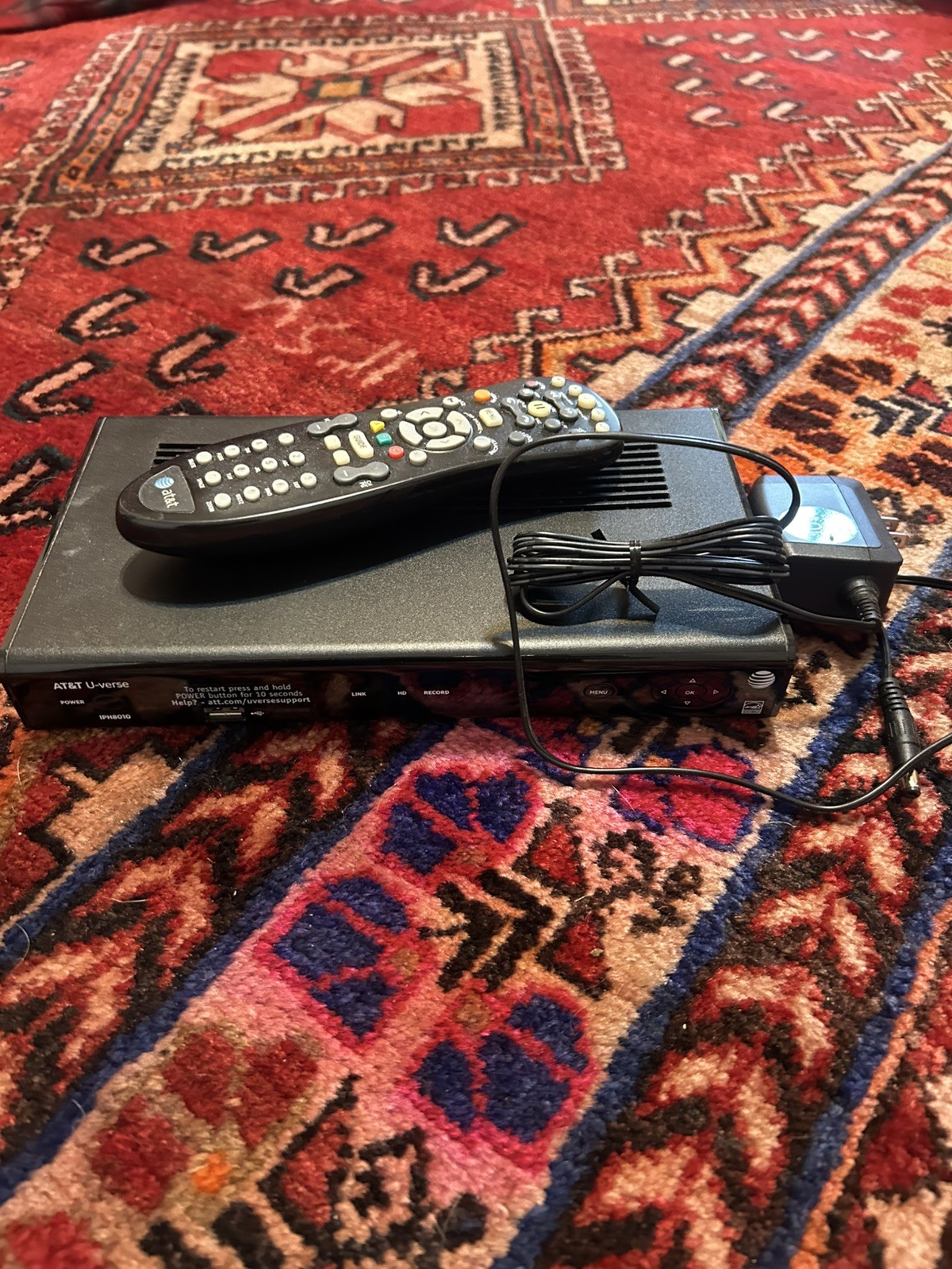 ATT U-verse Pace IPH8010 dvr receiver with power supply & remote tested