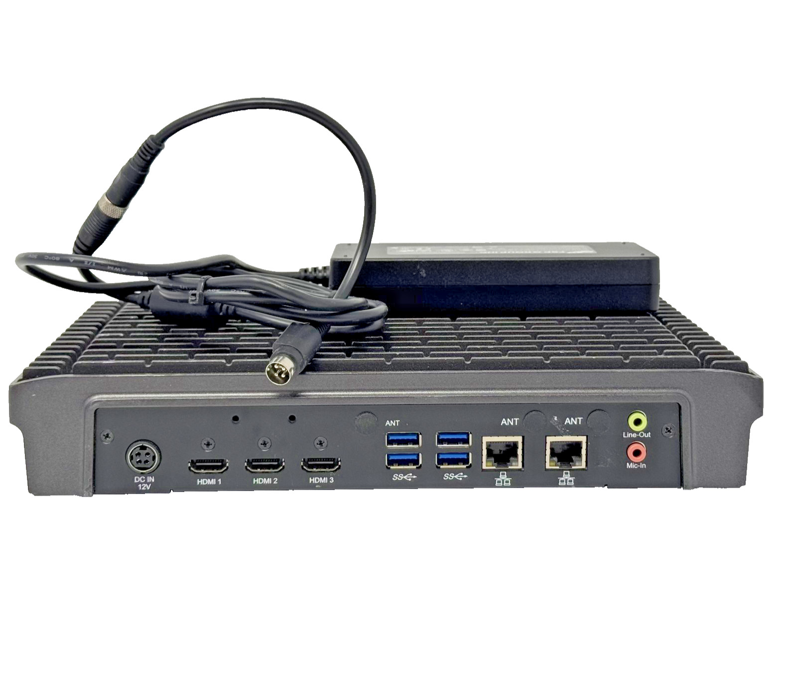 NEXCOM NDiS B535-A Intel i3-6100T Fanless Indistrial Mini PC 1 LAN Faulty w/ PSU