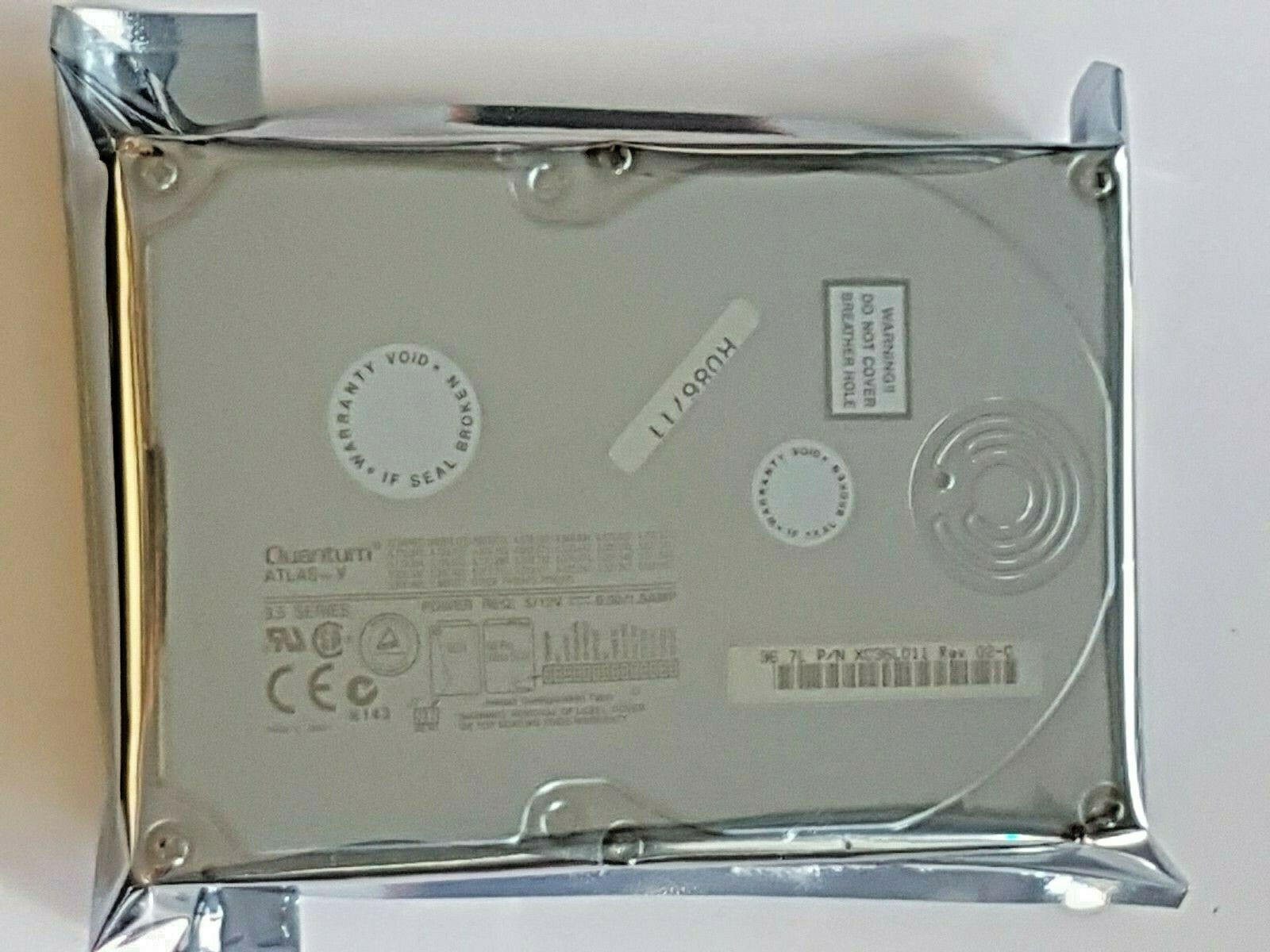 36.7GB Quantum Atlas V PN XC36L011 Rev 02-0 7200RPM 68pin SCSI 8MB 3.5" New