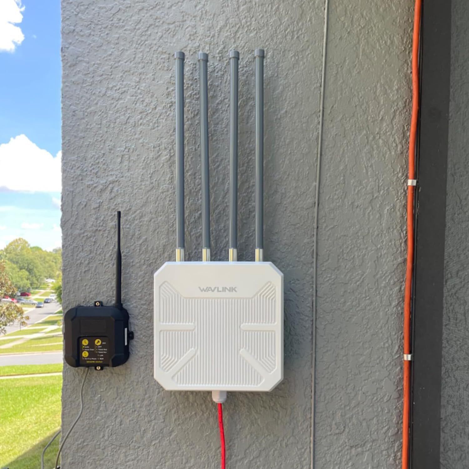 WAVLINK AX3000 WiFi 6 Mesh Extender Outdoor Long Range AX1800 Booster Repeater