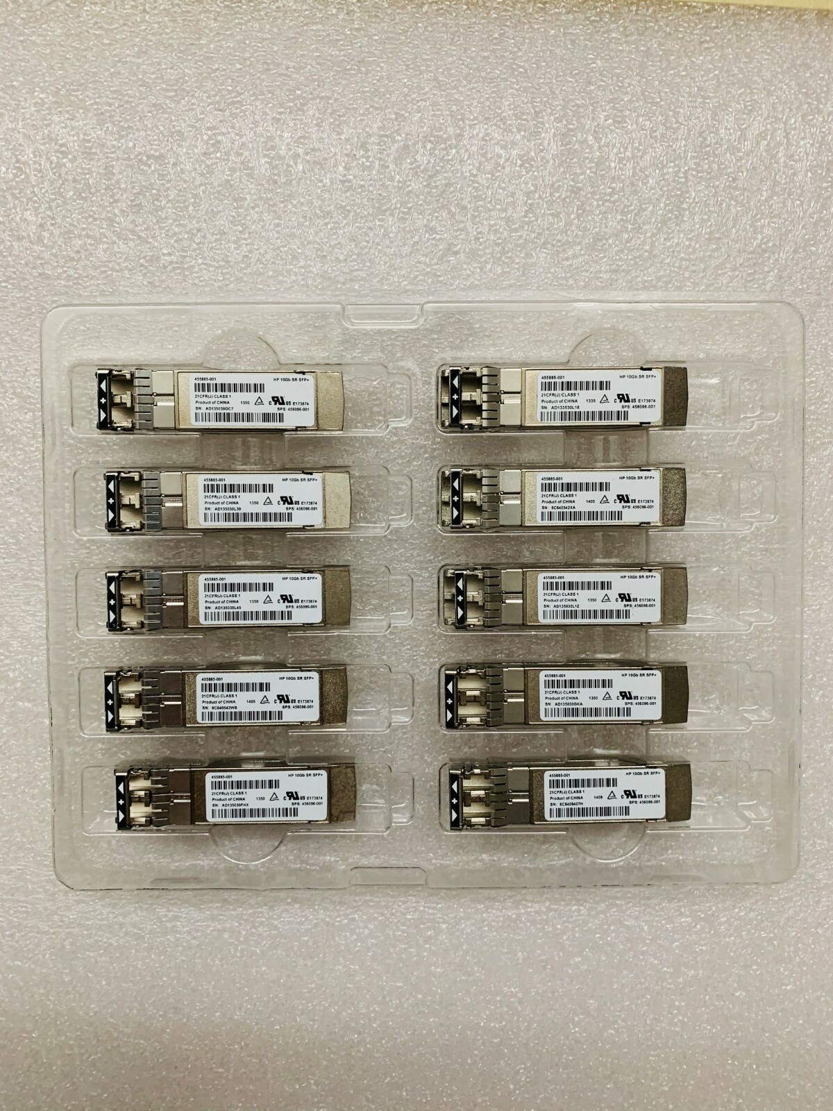 10PCS HP 10G 455885-001 456096-001 BladeSystem c-Class MMF transceiver #