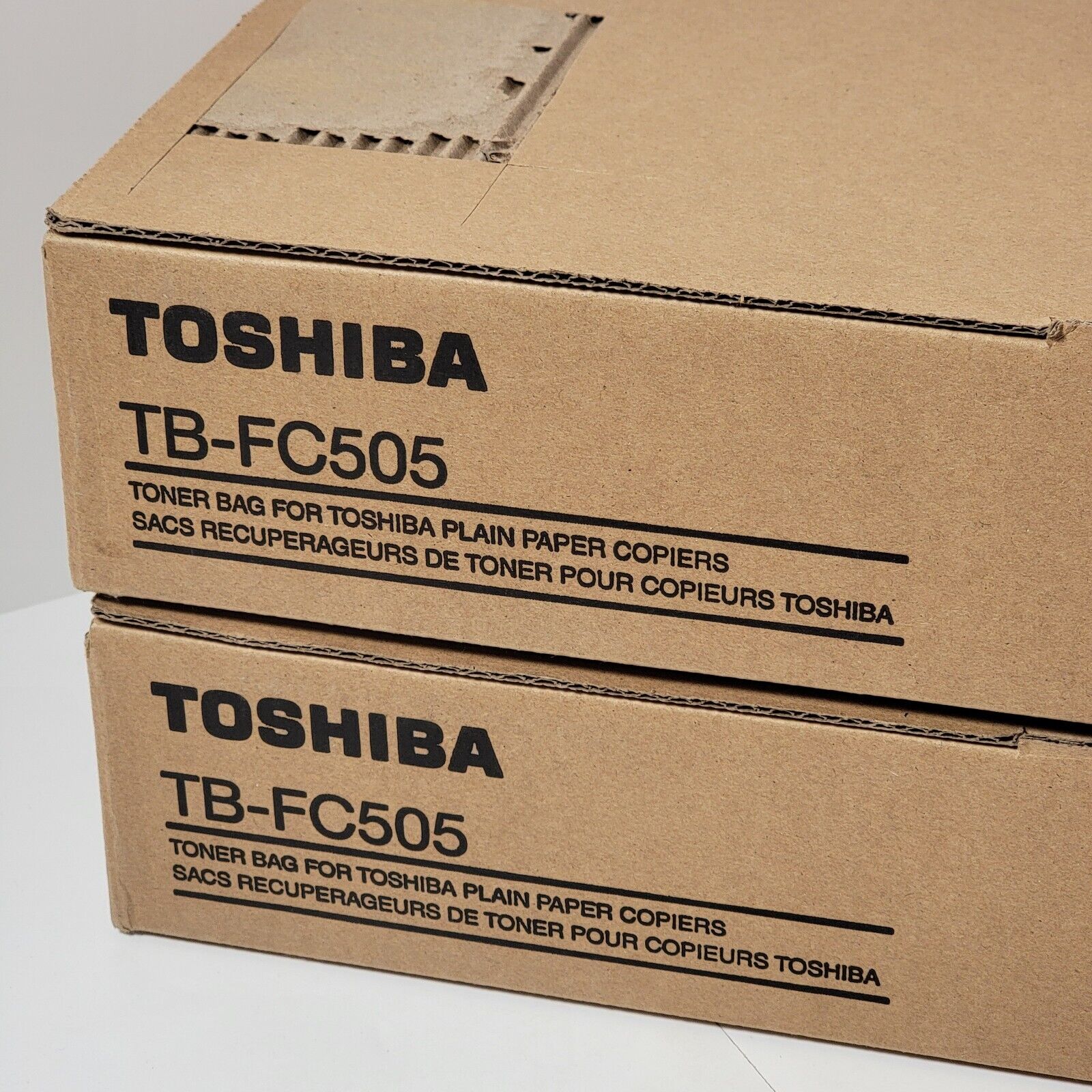 Lot of 2 Toshiba TB-FC505 Toner Bag For Toshiba Plain Paper Copiers Cat#JK