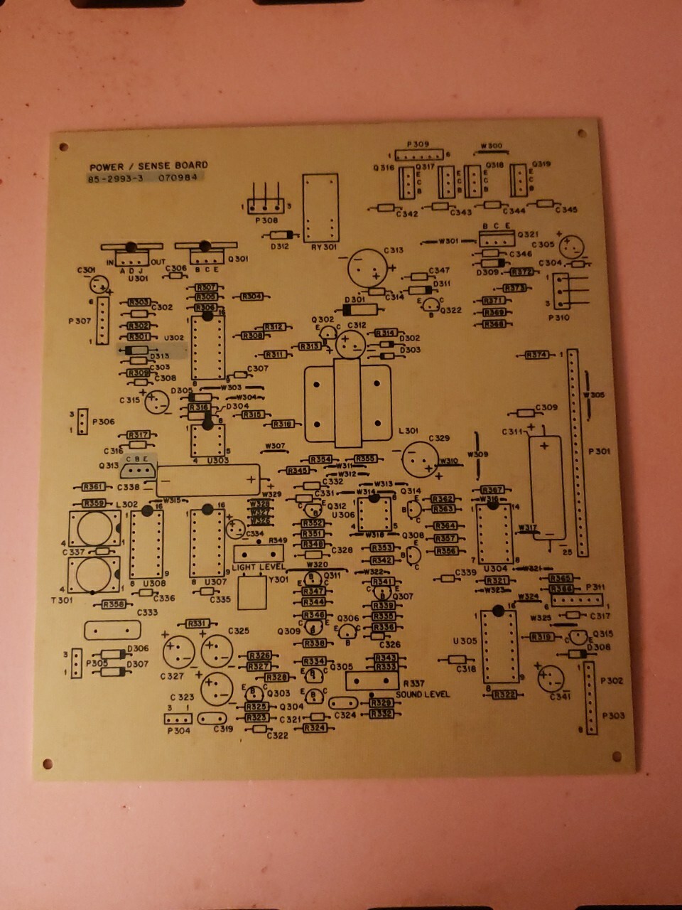Extremely Rare NEW Heathkit Power/ Sense Board #85-2993-3 for RT-1 Hero Jr Robot