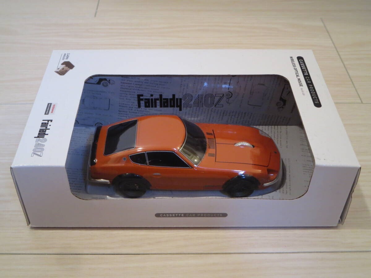 CAMSHOP Nissan Official Wireless Mouse Fairlady 240Z Orange New
