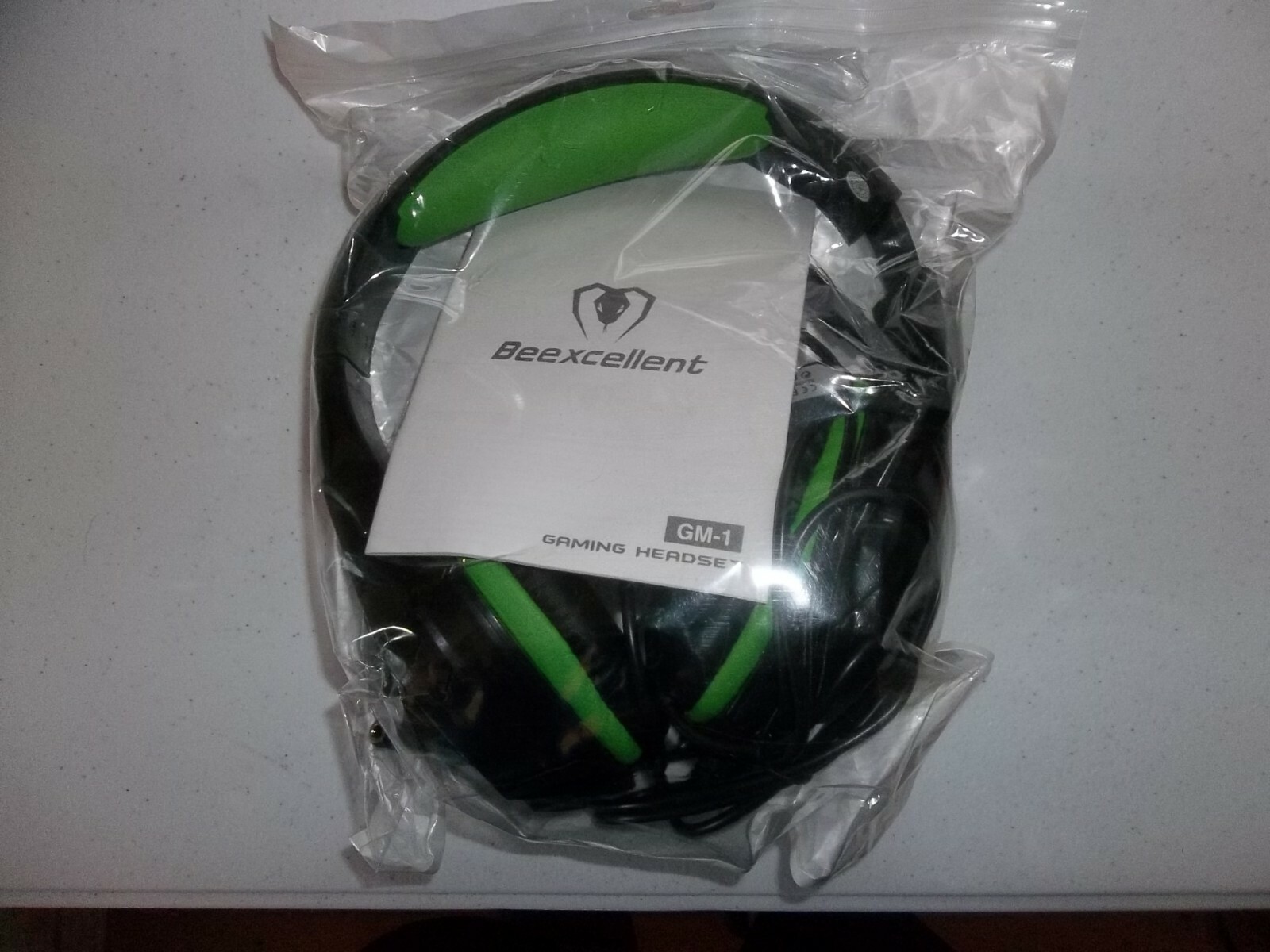 NEW  Green Beexcellent GM-1 Gaming Headset Pro & Mic XBOX One PS4 Microphone